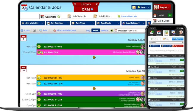 Interpreter scheduling software