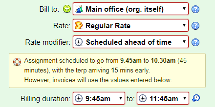 Review assignment details